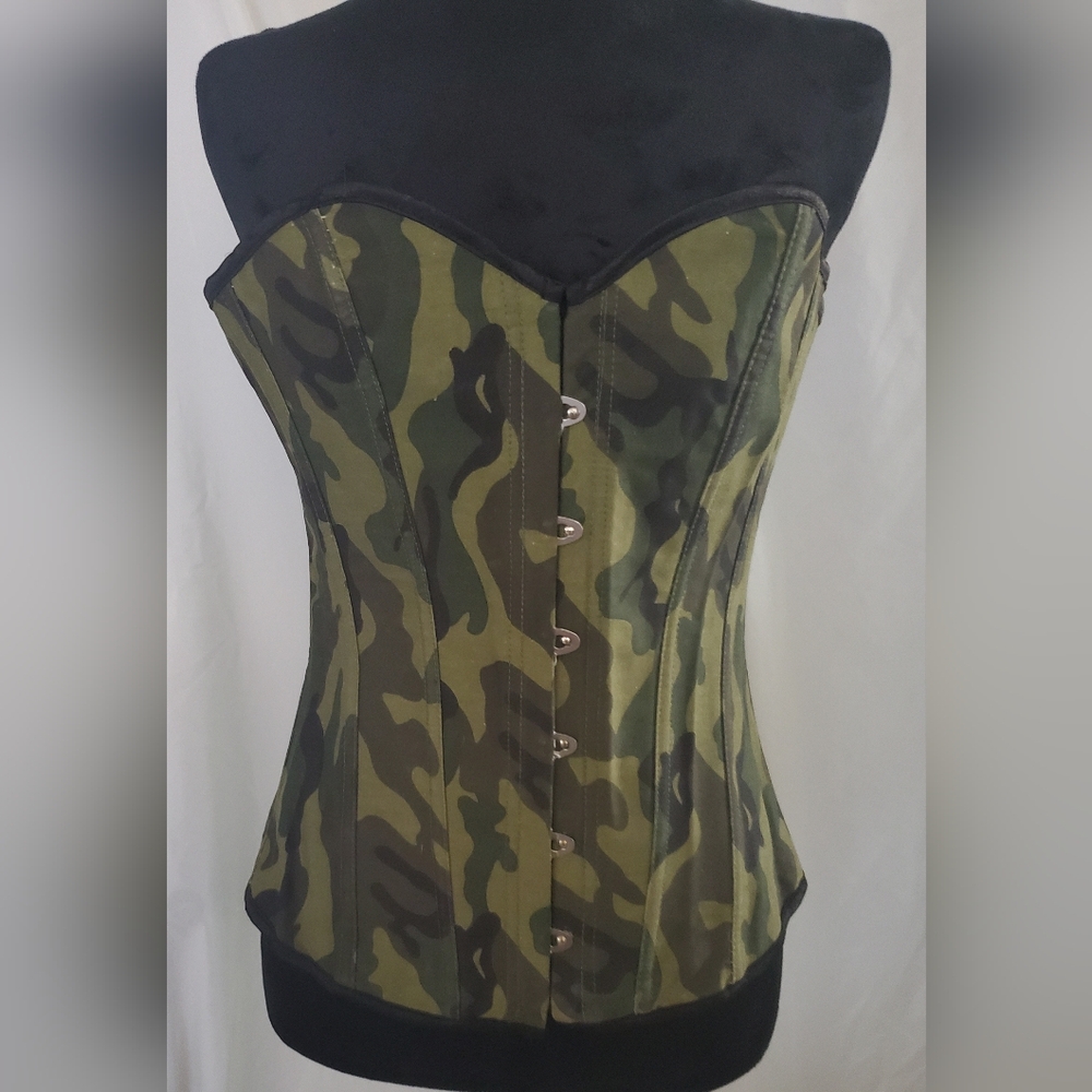 Camouflage Corset Top